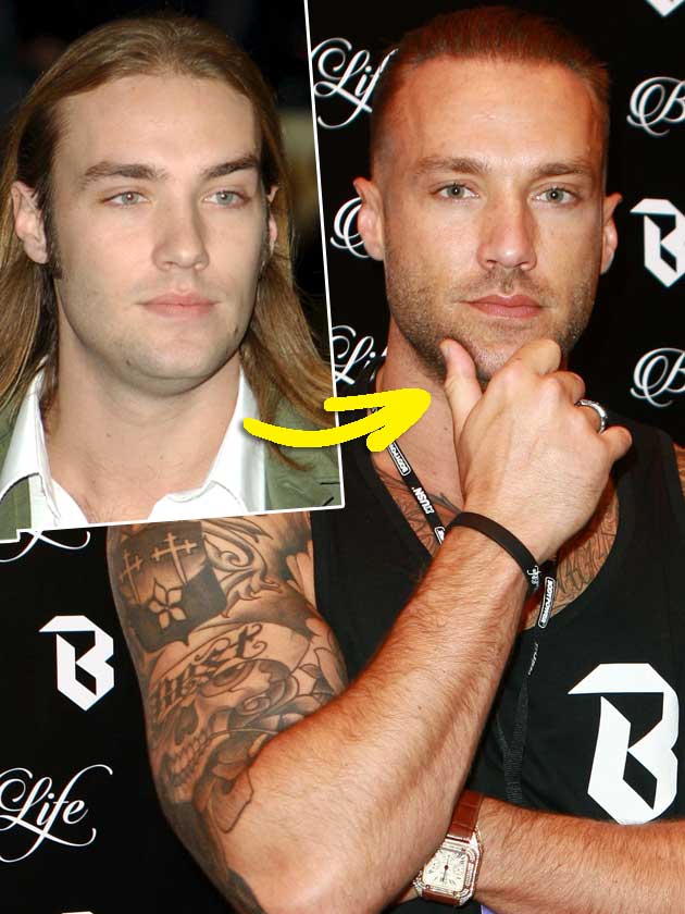 OMG PICS! The changing face of Calum Best