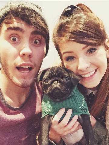 Vaizdo rezultatas pagal užklausą „zoella alfie and nala 2016“