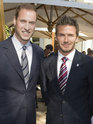 David Beckham Victoria S Worried About Being Heavily Pregnant At Prince William And David Beckham Picture Photos Now Magazine