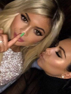 Kylie Jenner and Kim Kardashian