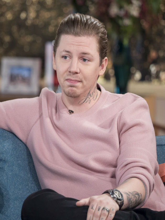 Professor Green talks about breaking down on live TV