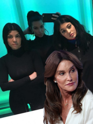 Kourtney Kardashian, Kim Kardashian, Kylie Jenner and Caitlyn Jenner