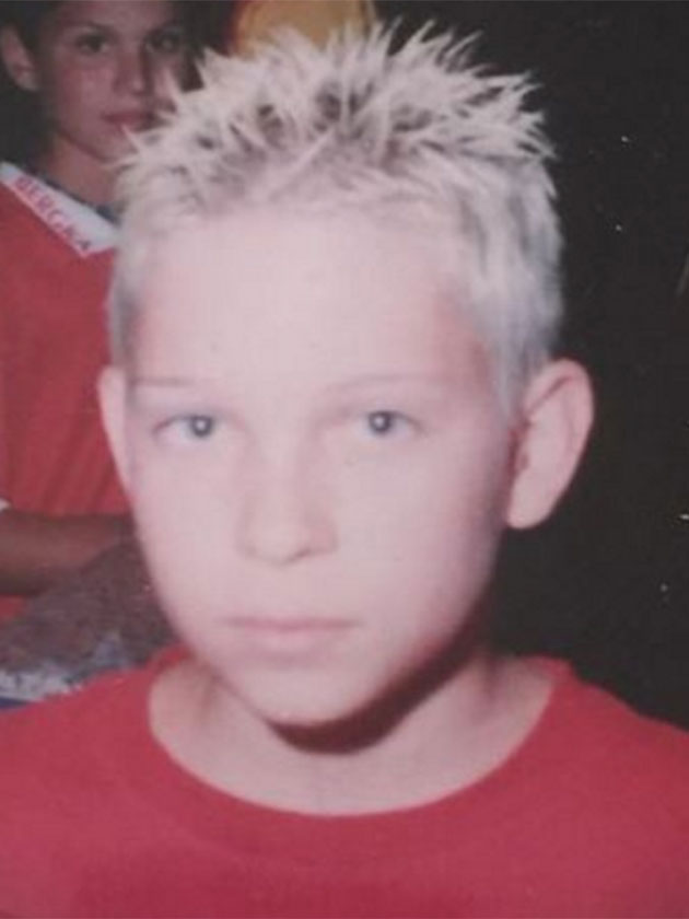 Joey Essex proves he went blond WAY before Justin Bieber with cute throwback snap