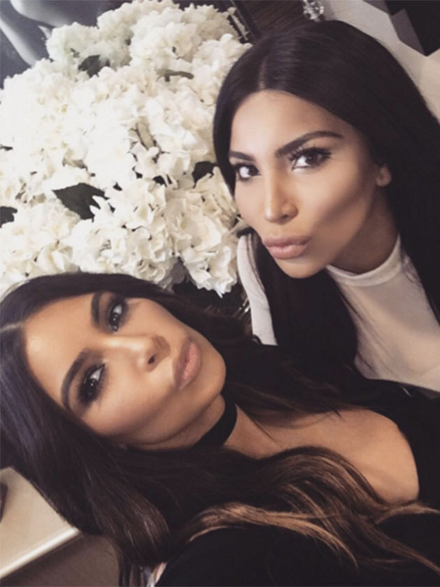 Kim Kardashian met her look-a-like and it’s totally freaky! Can you spot the real Kim?