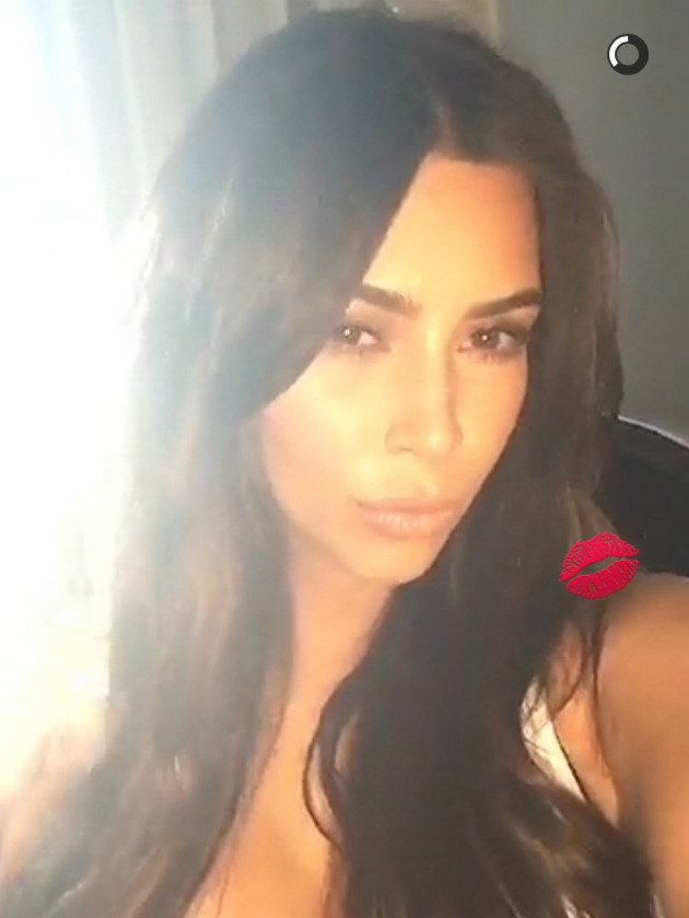 Kim Kardashian fires back at naked selfie critics on Snapchat via Lily Allen
