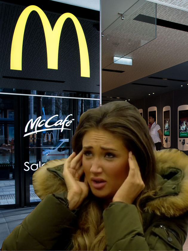 WATCH: Ex on the Beach’s Megan McKenna goes on a HANGRY rant foul-mouthed rant in McDonald’s!