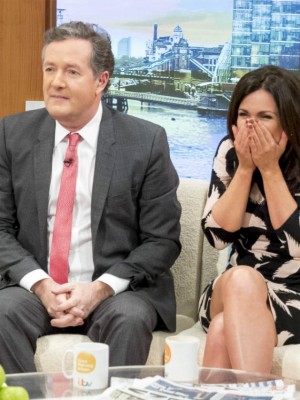 Piers Morgan DENIES he was caught looking at Susanna Reid's boobs live on GMB - but does this prove it?