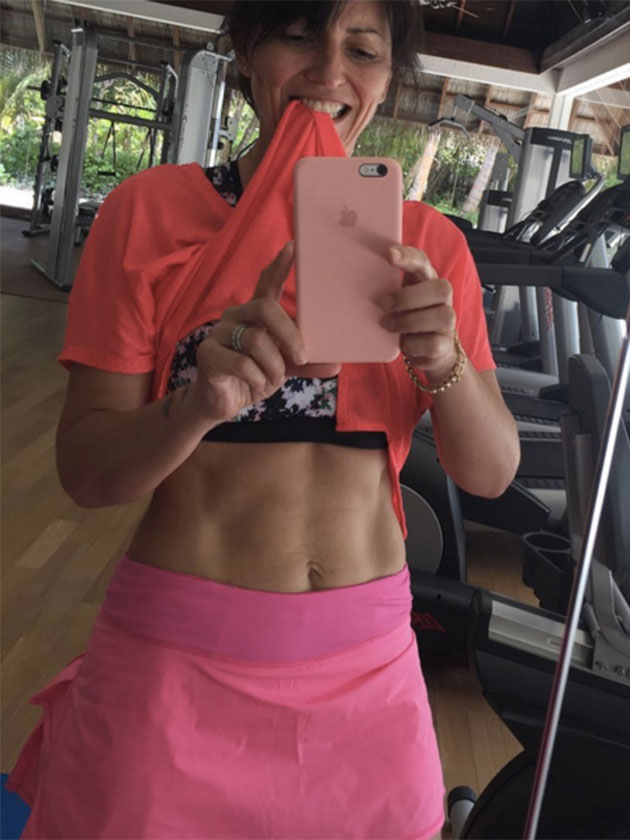 Davina McCall reveals number one workout move for great arms, legs and abs!