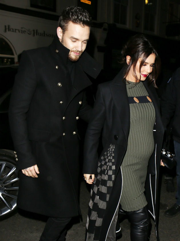FINALLY! Cheryl debuts her ‘baby bump’ with Liam Payne by her side!