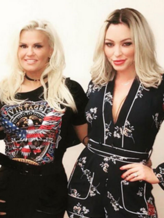 Atomic Kitten’s Kerry Katona and Natasha Hamilton forced off stage after crowd throw BOTTLES at them