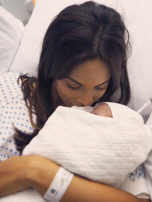 Aww! Rochelle Humes shares intimate shots from baby Valentina’s birth in sweet post marking her one month birthday