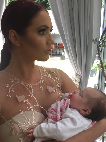 ‘I hope he can be a good dad’: New mum Amy Childs emotionally opens up about split with Bradley Wright