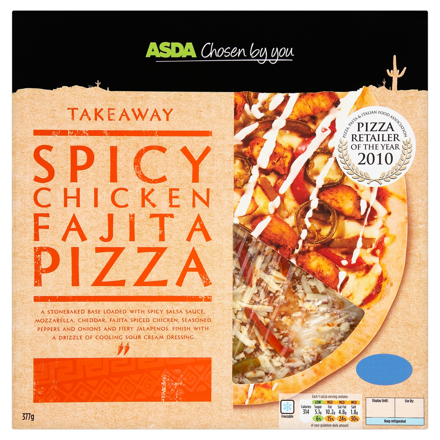 Asda Fajita Pizza Woman Magazine