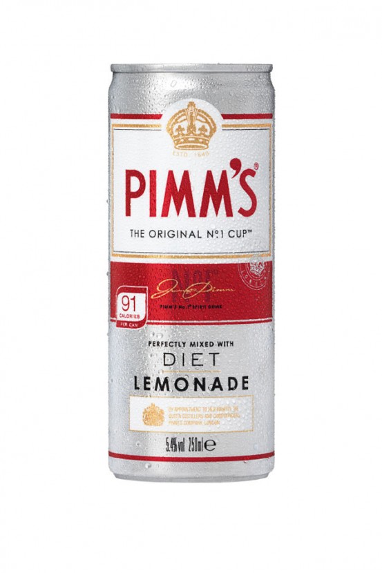 Pimm’s & Diet Lemonade premixed can, £1.95 91 calories Woman Magazine