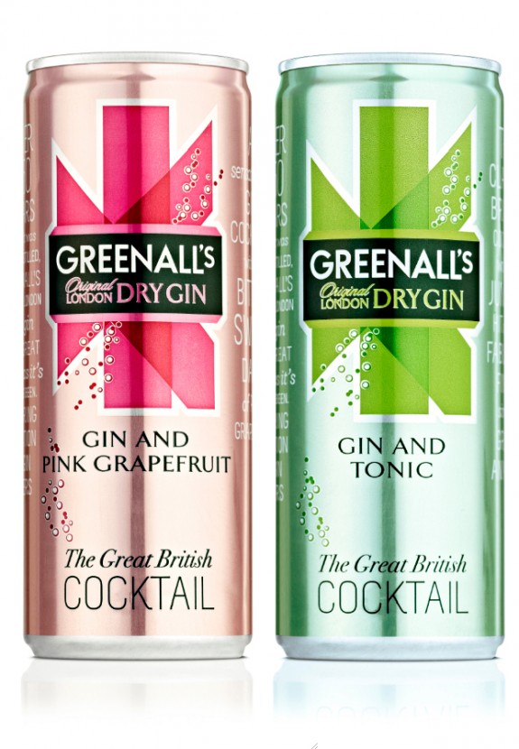 Greenall’s Ready Mixed Cocktails Gin & Pink Grapefruit, Gin & Tonic