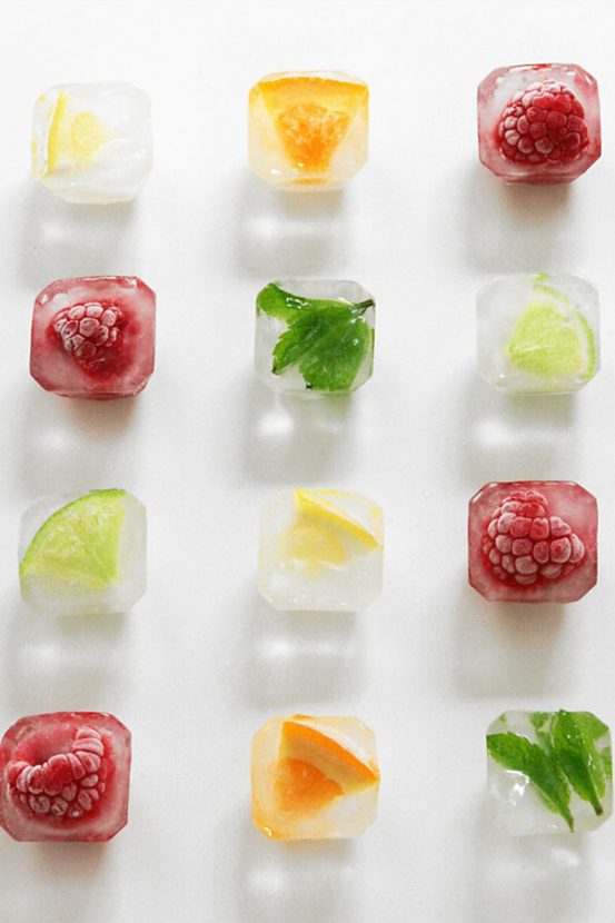 Pack you G & T with flavour by adding these fruity ice cubes into your