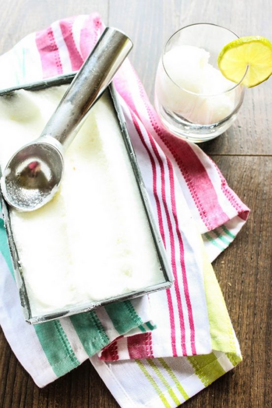 Cool down with a scoop or two of gin and tonic sorbet delicious