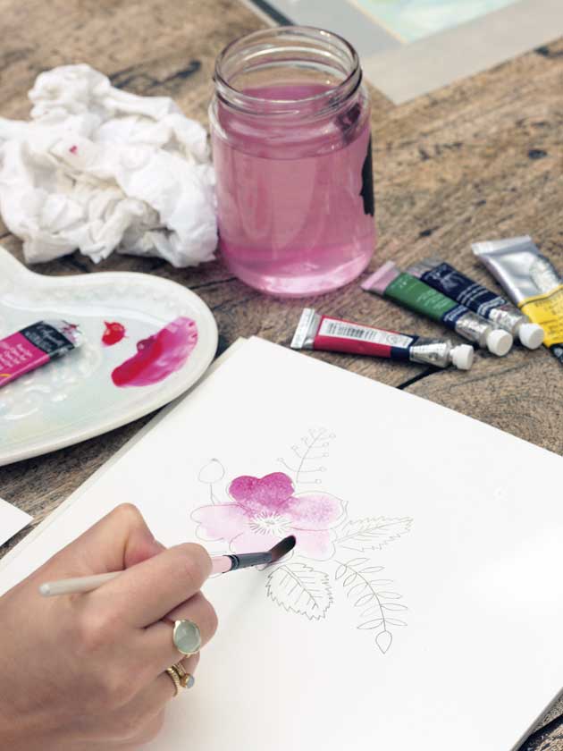 How to paint in watercolour