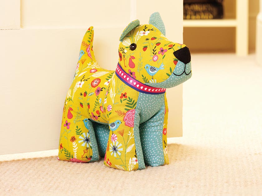 A dog doorstop to sew for your home Woman's Weekly