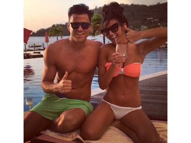 Look Michelle Keegan On Her Pre Wedding Holiday To The Caribbean With Fiance Mark Wright