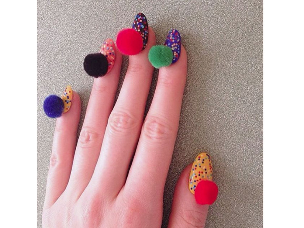 So, PomPom Nails Are Now A Thing… Look