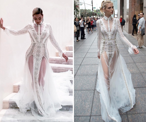 So Beyonce Wore A Wedding Dress To The Grammys | Look