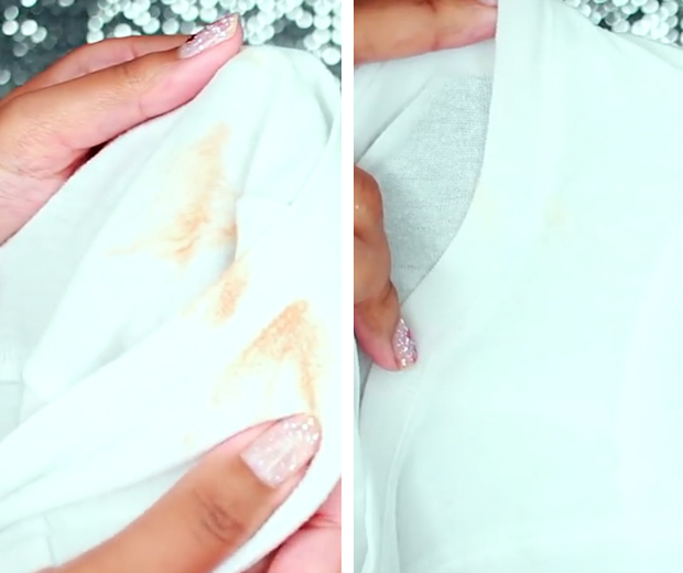 This Household Item Can Take Foundation Stains Off Clothes Look