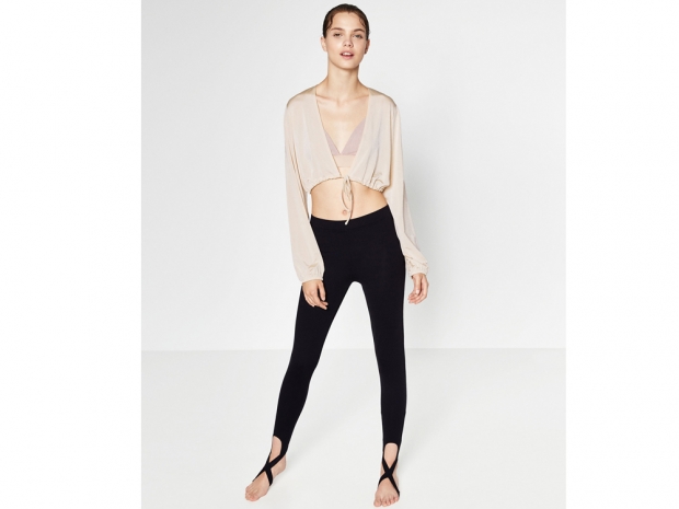 stirrup leggings zara