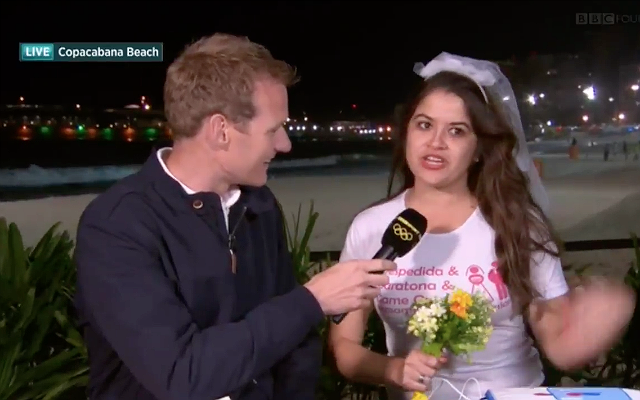 When A Bachelorette Party And Olympics TV Coverage Collide…