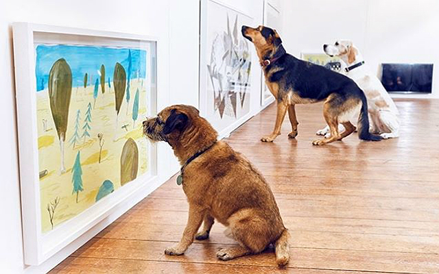 Cute Or Silly? London Has Opened Its First Art Exhibition For Dogs