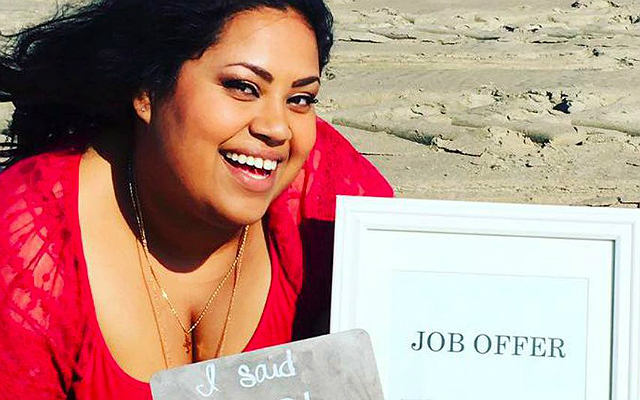 *This* Woman Staged A Whole Engagement Photoshoot… With Her Dream Job Offer!