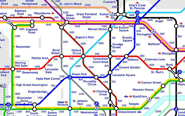 This Map Of The London Tube Is The Fitness Commuter’s Dream