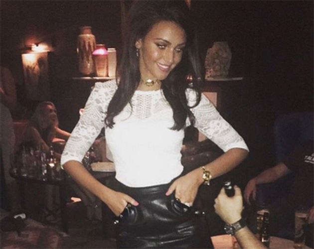 Michelle Keegan Enjoys A Night Out With Mark And The Wrights
