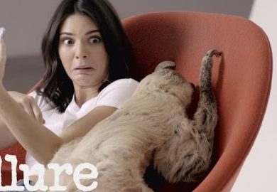 Watch Kendall Jenner Try (And) Fail At Doing Her Make Up Without A Mirror