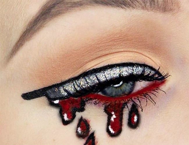 Why The Knifeliner Trend Is Blowing Up This Halloween