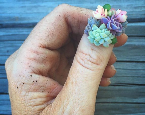 The New Succulent Nail Art Trend Is Incredible