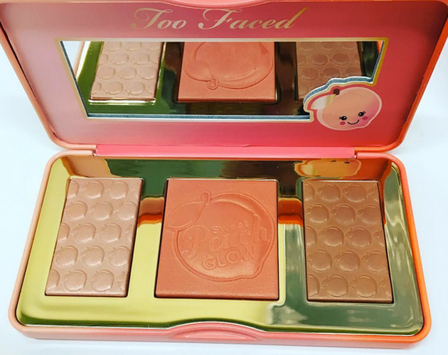 We’re Into The New Too Faced Sweet Peach Highlighter Palette