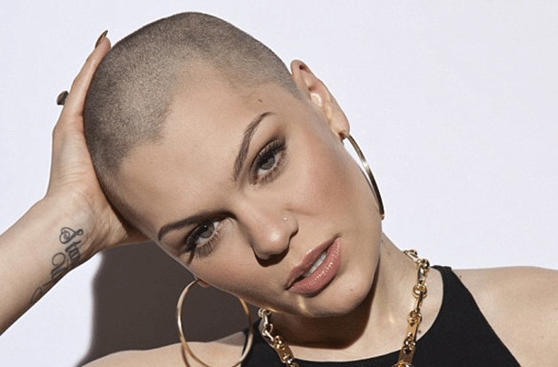 jessie j shaved head photo