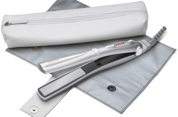 vidal sassoon silver and white straightener