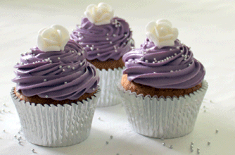 rhubarb and ginger cupcakes