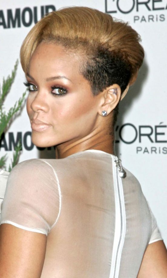 Rihanna's Under-Cut Hairstyle, November 2009