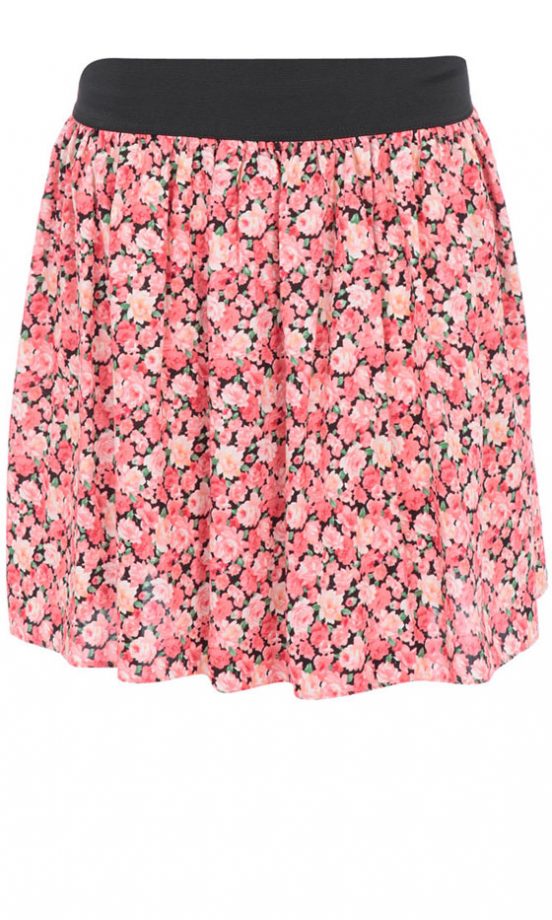 Dorothy Perkins Rose Print Skirt, £22