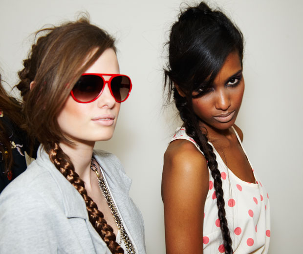 Hairstyle How To: get the plaited hairstyle look featured in The LOOK Show