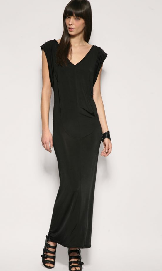 Staple Curved Panel Slinky Maxi Dress At Asos, £60