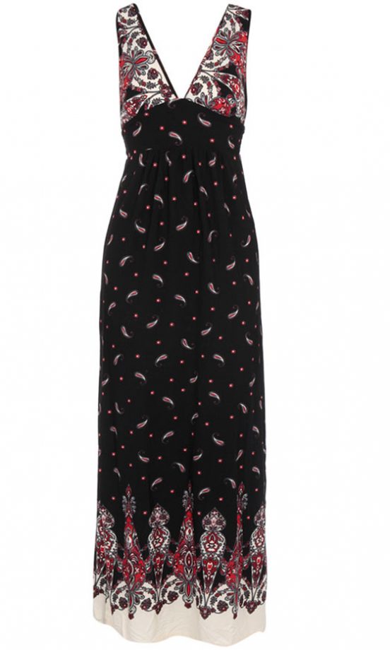 Dorothy Perkins Culture Red V-Neck Maxi Dress, £34