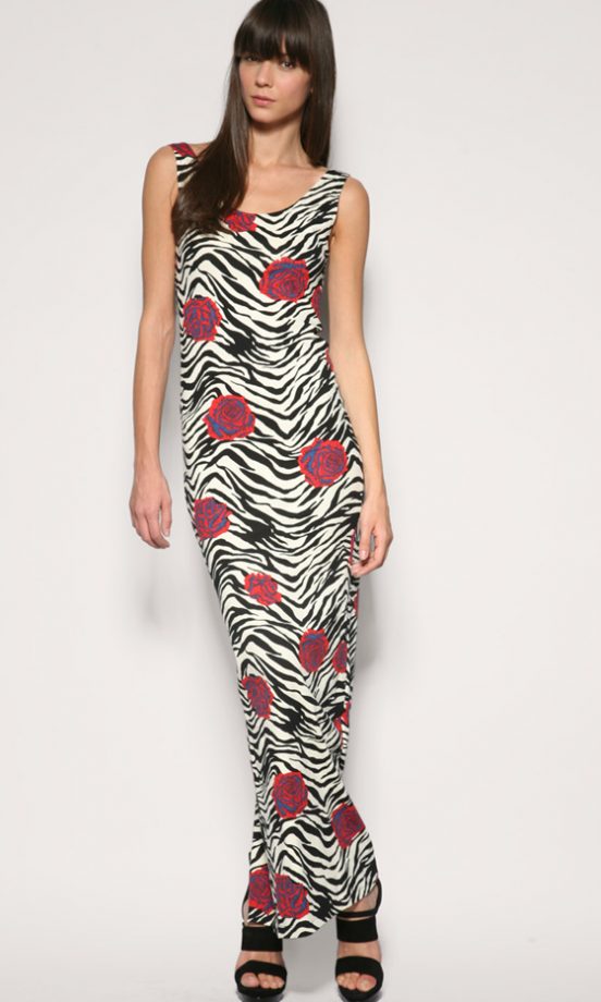 Motel Zebra Rose Maxi Vest Dress, £35