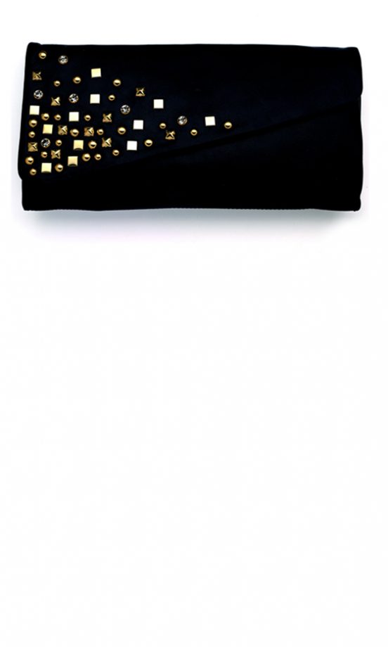 Pied a Terre Black Studded Clutch Bag From House Of Fraser, £79