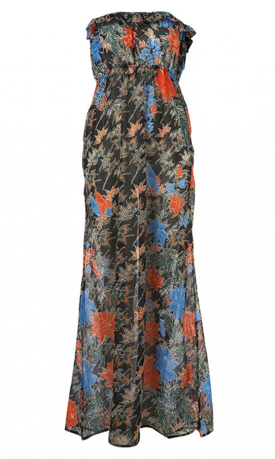 Topshop Floral Bandeau Maxi Dress, £30
