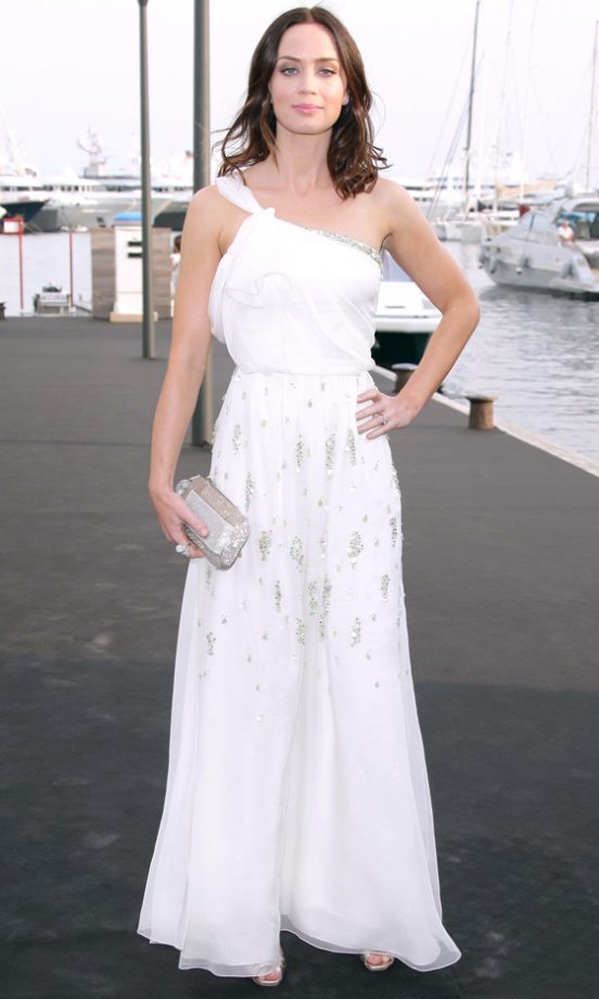 Emily Blunt At The Giorgio Armani 'Fair Game' Cocktail Party At The Cannes Film Festival, 2010