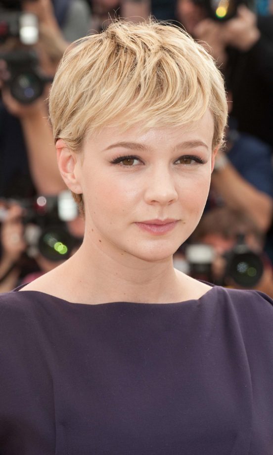 Carey Mulligan Sporting A Cute-Pixie Crop Hairstyle At The 63rd Cannes Film Festival, 2010